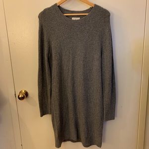 Lou & Grey gray sweater dress, Small